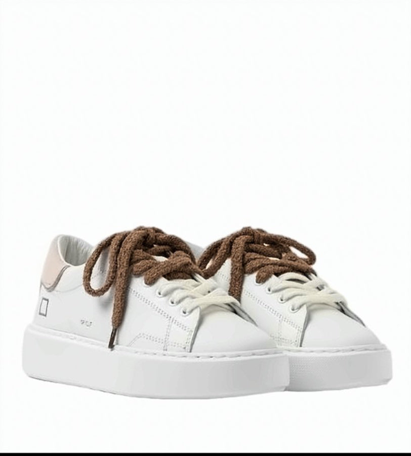 Sfera Calf Suede Heel Leather Sneakers