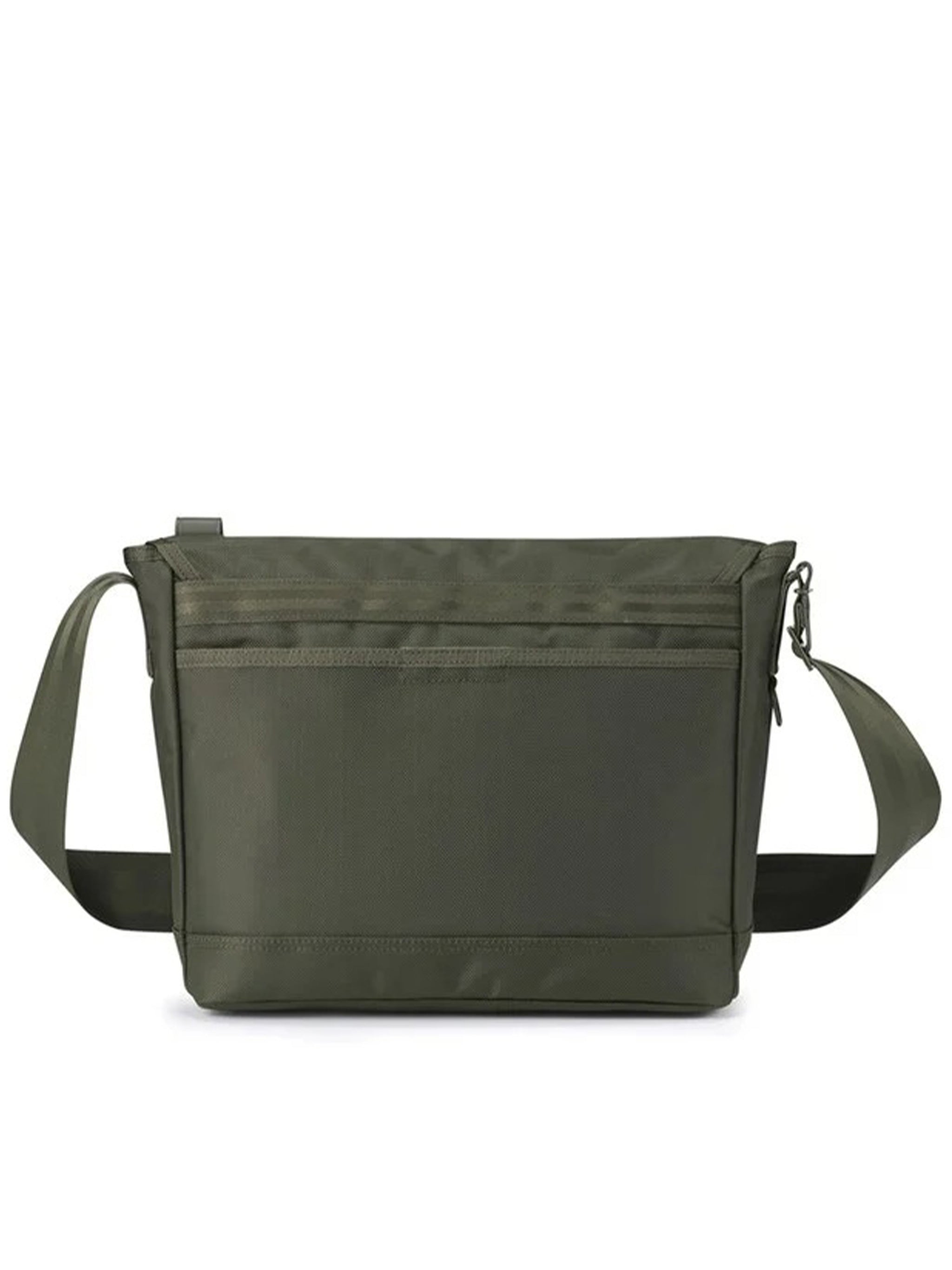 Green Messenger Functional Nylon Shoulder Bag