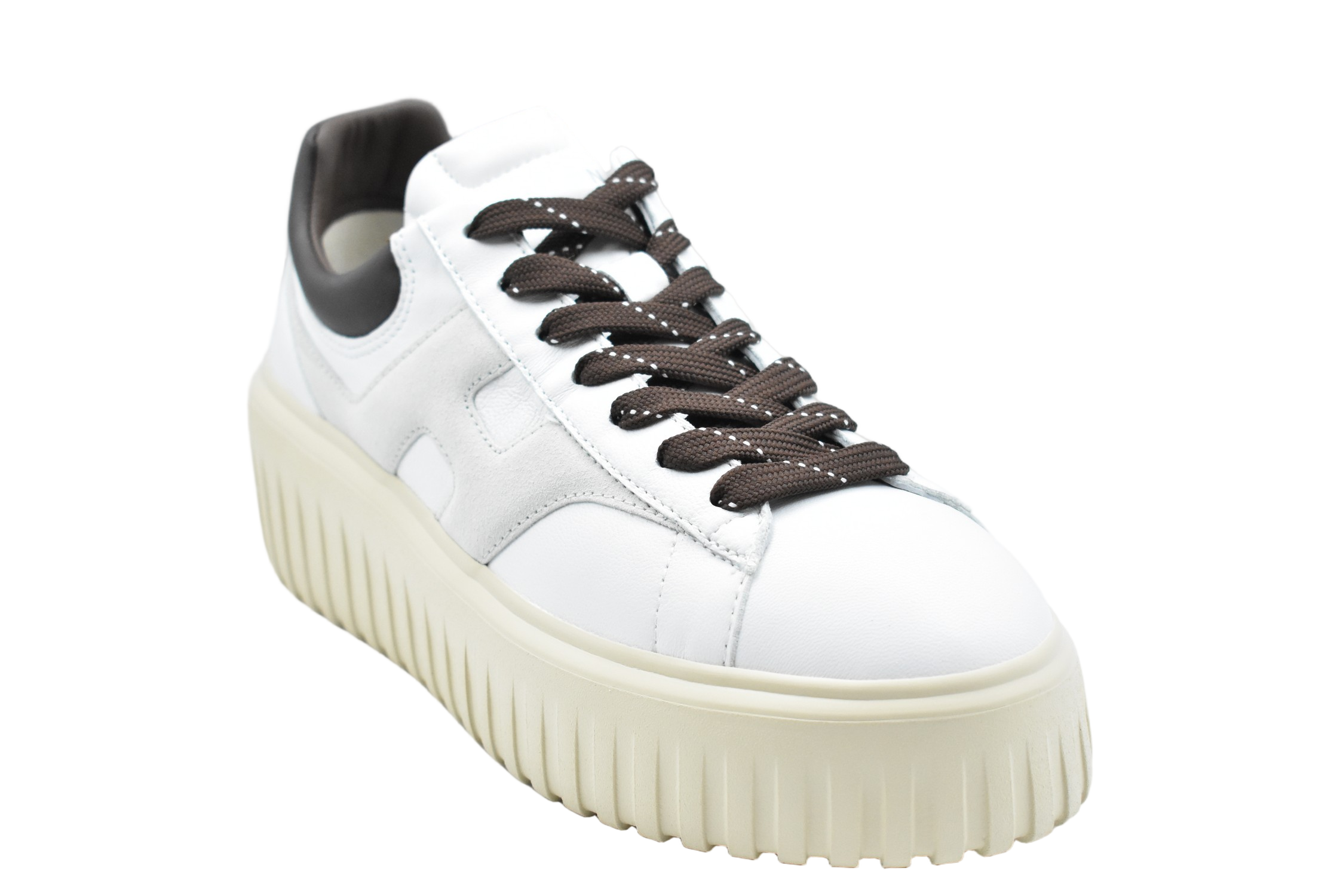 Low Sneakers With Leather
