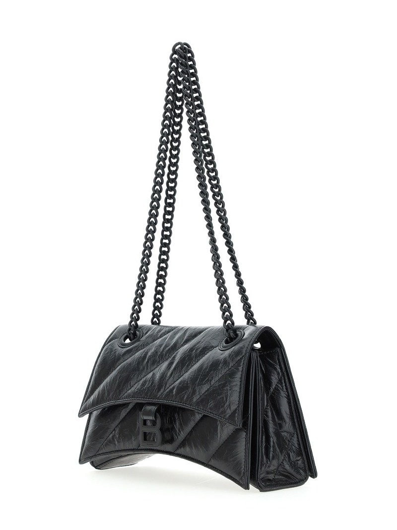Glossy Quilted Shoulder Bag