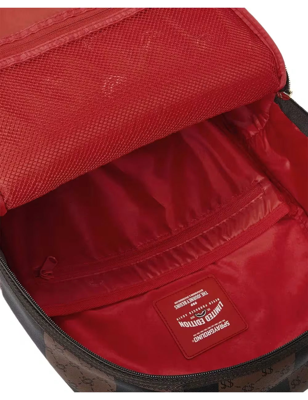 Enlarged Checks Paris Backpack