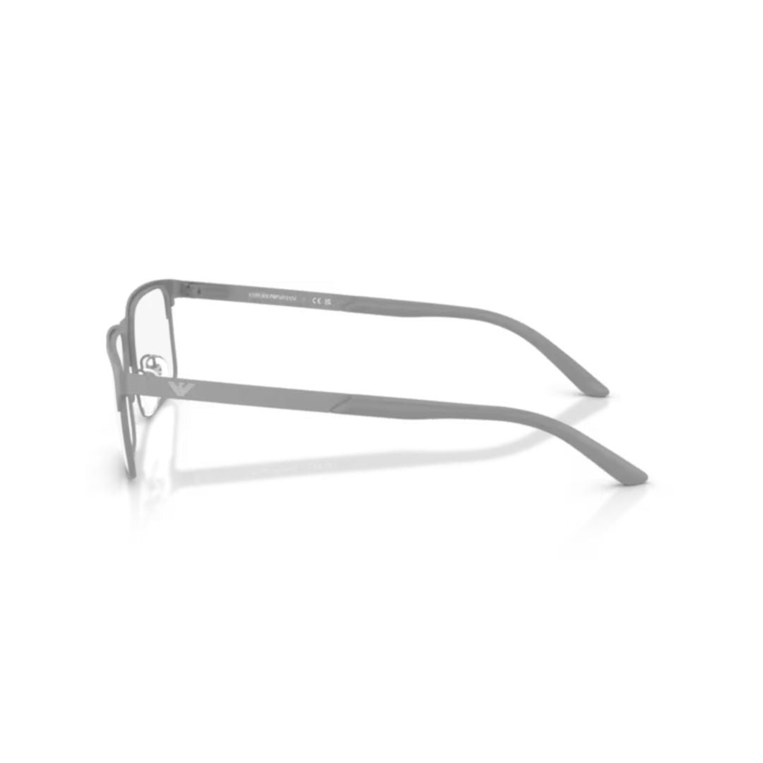 0ea1170 Rectangular Grey Eyeglasses with Thin Metal Frame