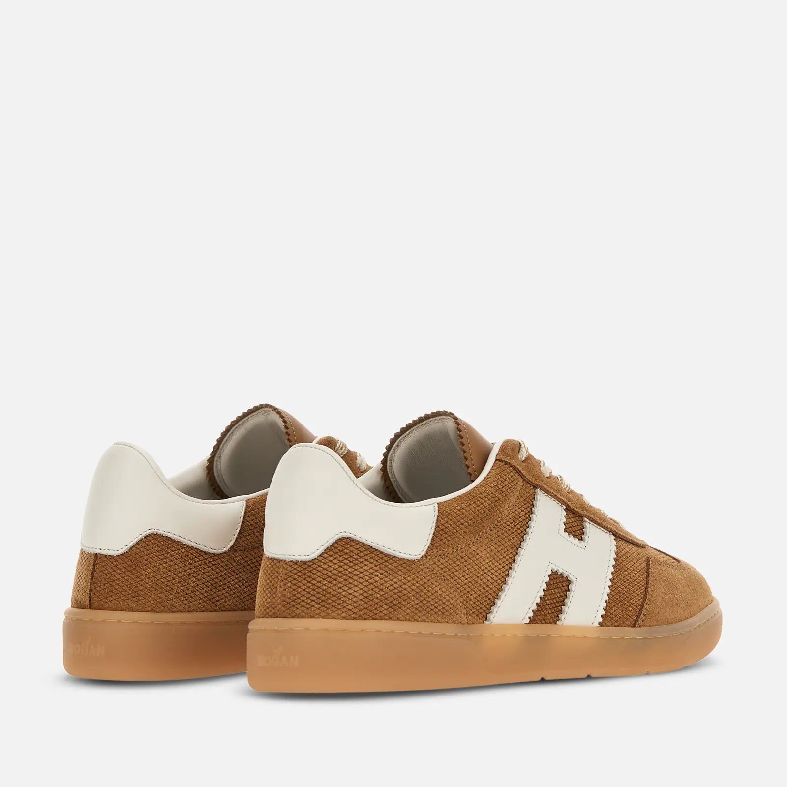 Light Brown Cool Allacciato H Sneakers