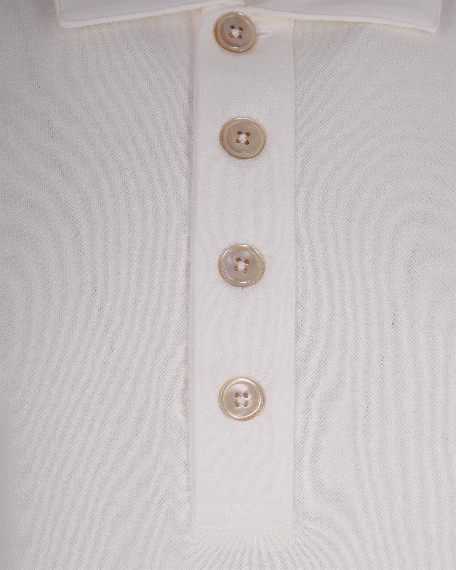 White Half Sleeve Polo