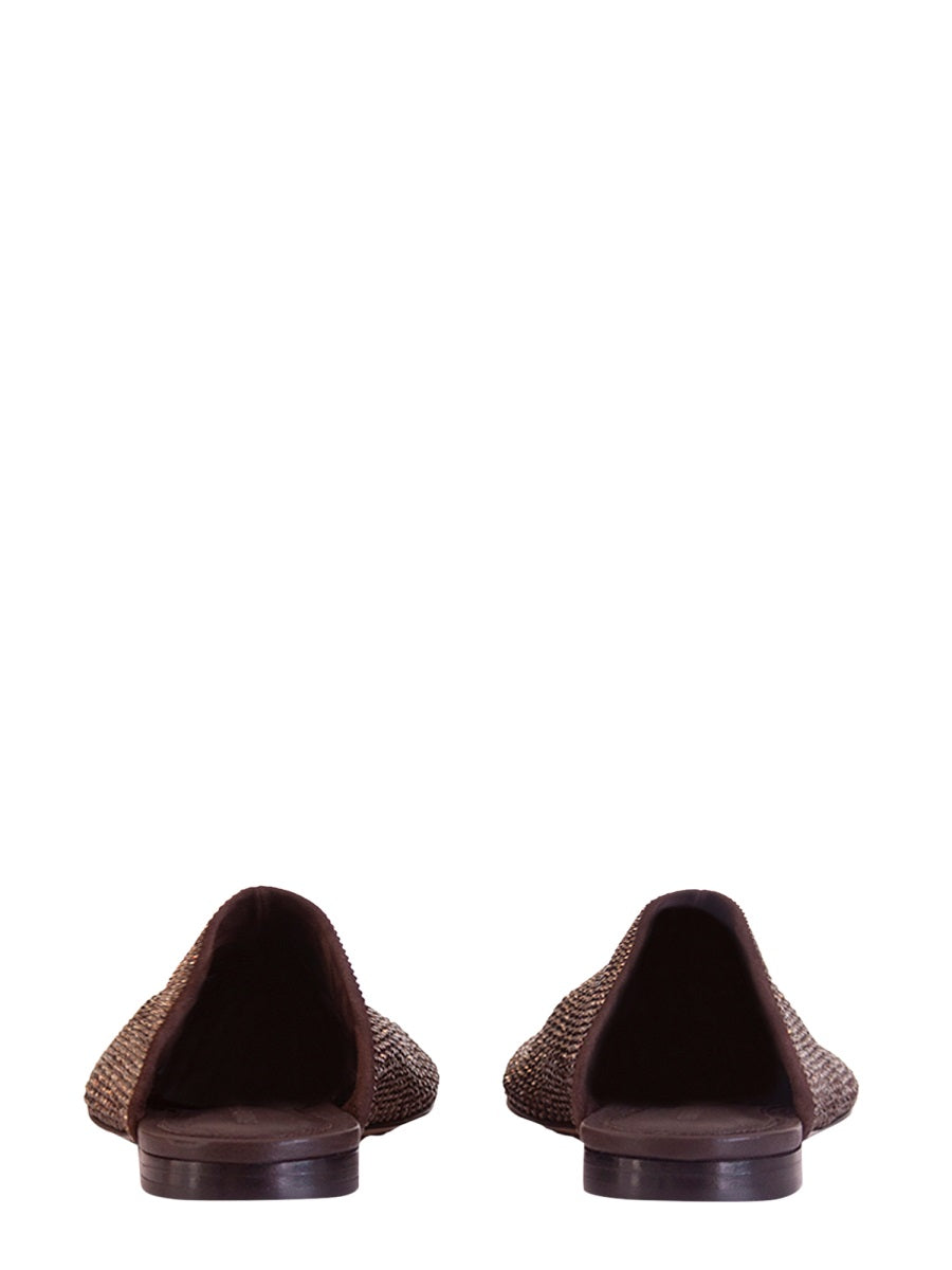 Rhinestone-Embellished Bottega Veneta Slippers