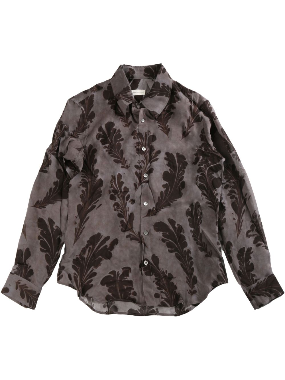 Dark Grey Long-Sleeve Shirt