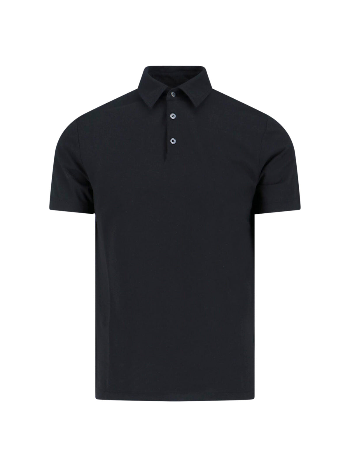 Classic Cotton Polo With Traditional Collar