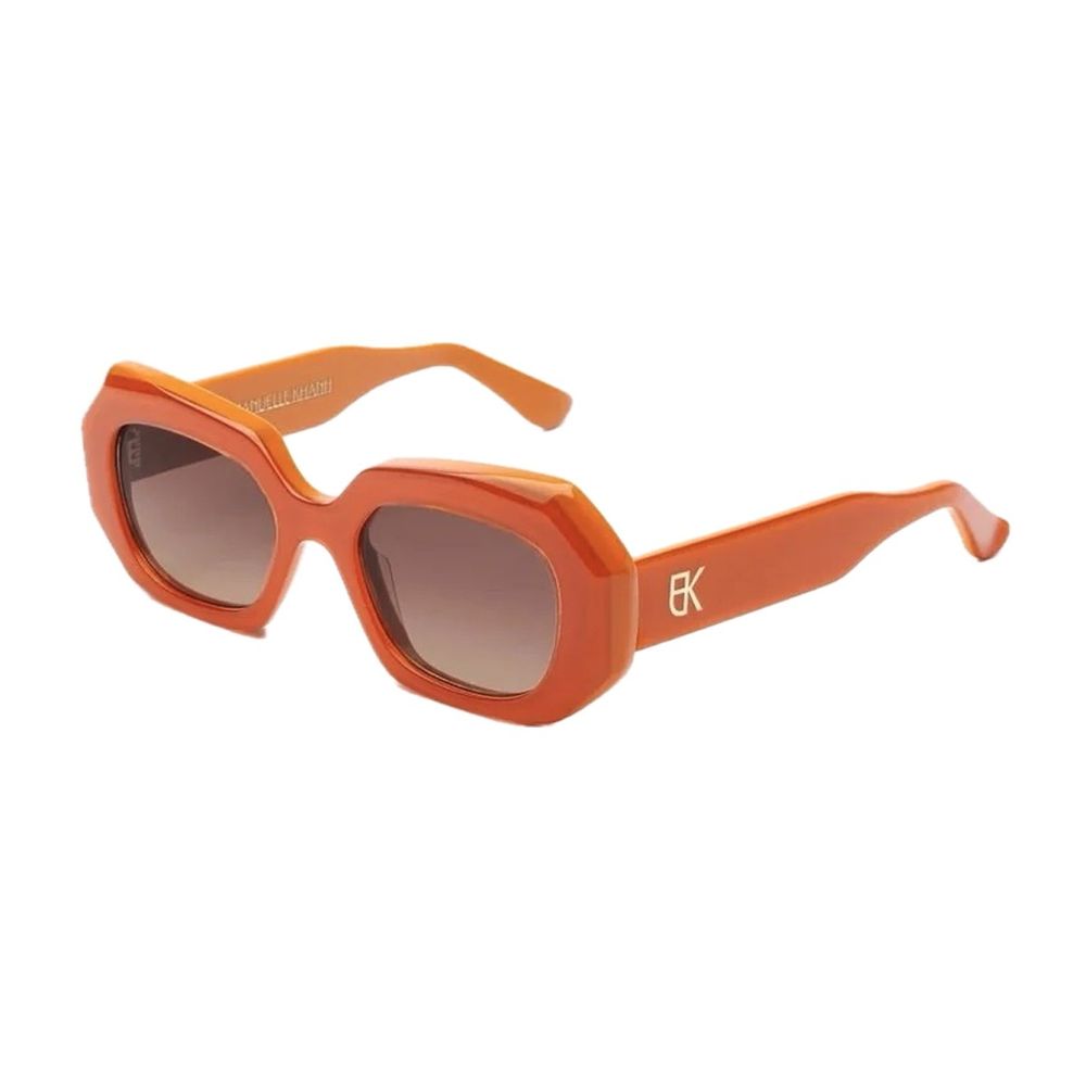 Dixie Bold Geometric Sunglasses With Gradient Lenses