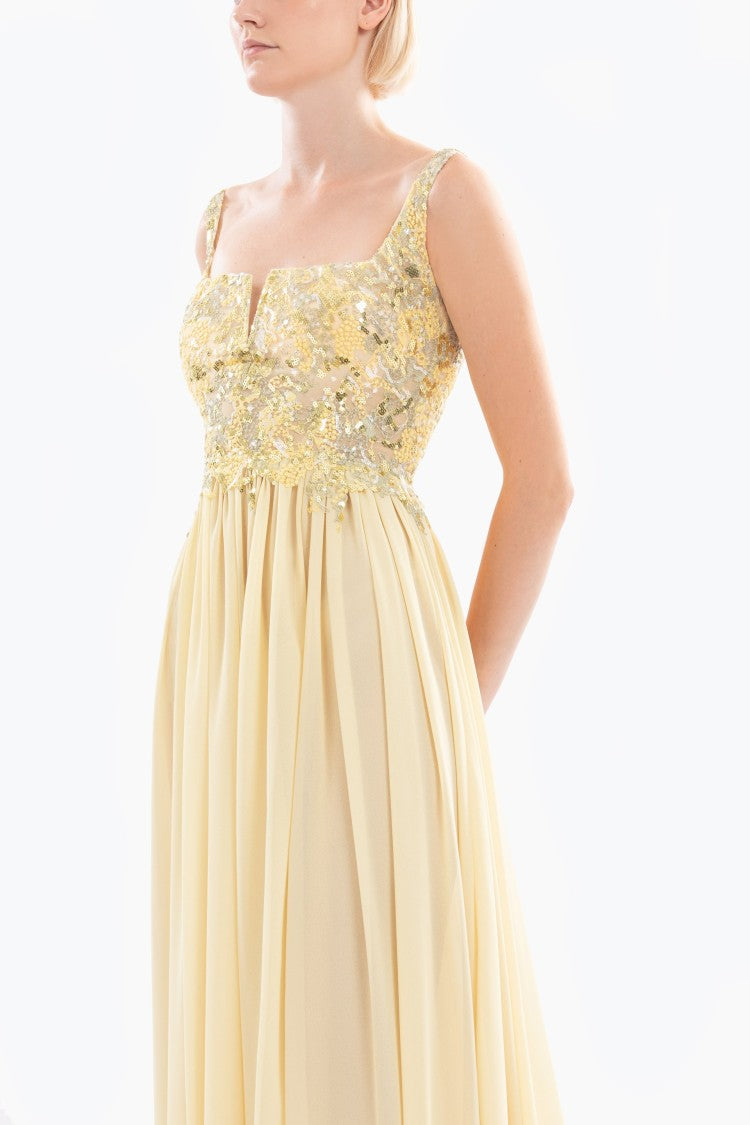 Embellished Long Dress