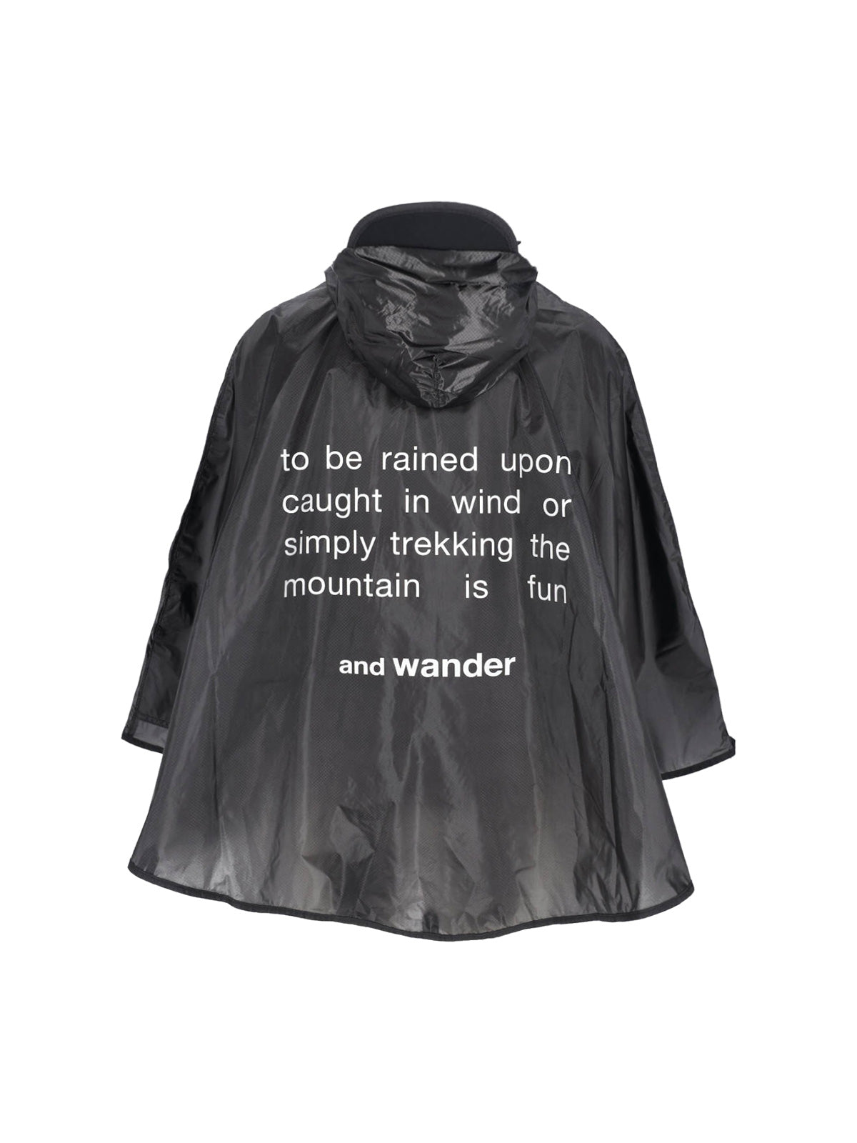 "Sil" And Wander Poncho – Black