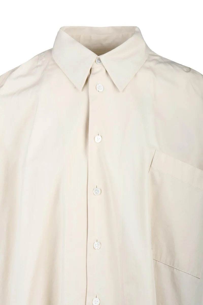 Oversized Shirt Cotton/Viscose - Beige