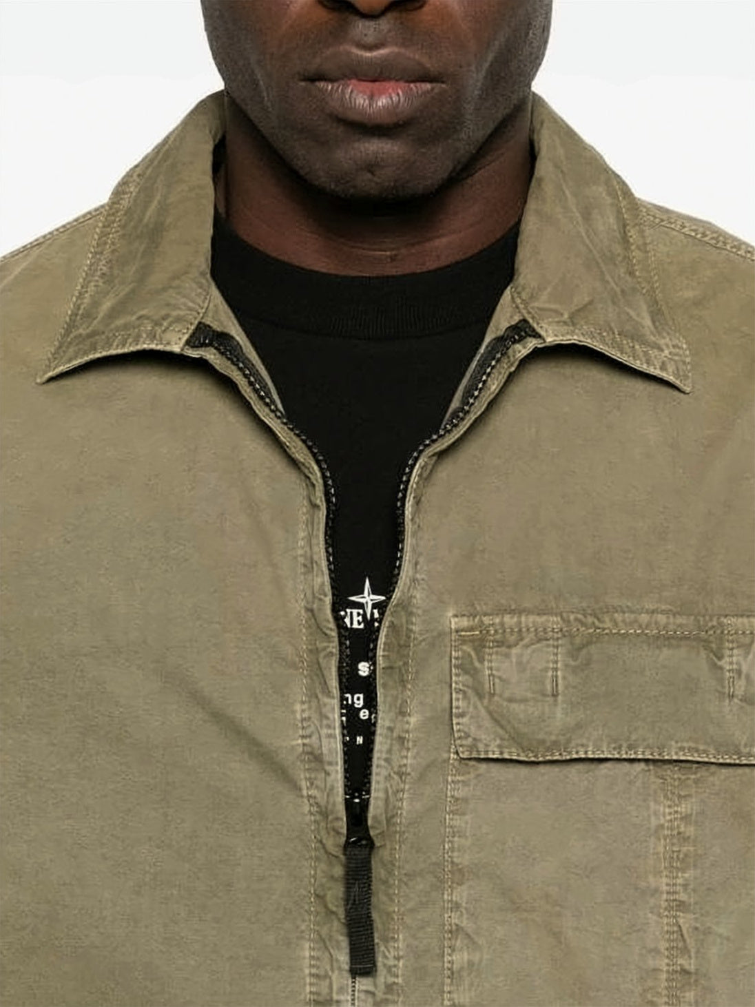 Brown Jacket with Flap Pocket