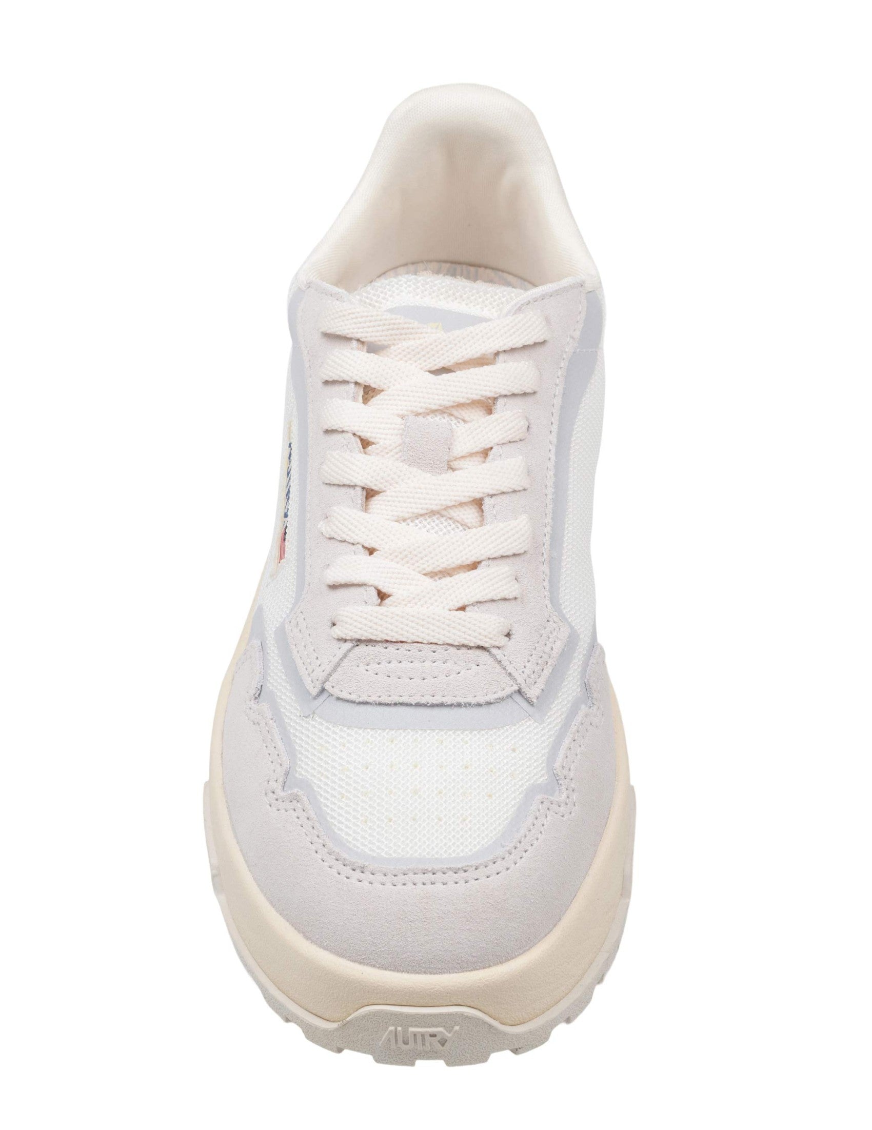 Wildpace Low Mesh And Suede Sneakers, White