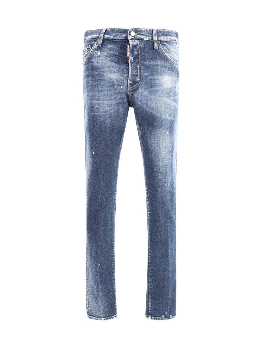 Slim-Fit Denim Pants
