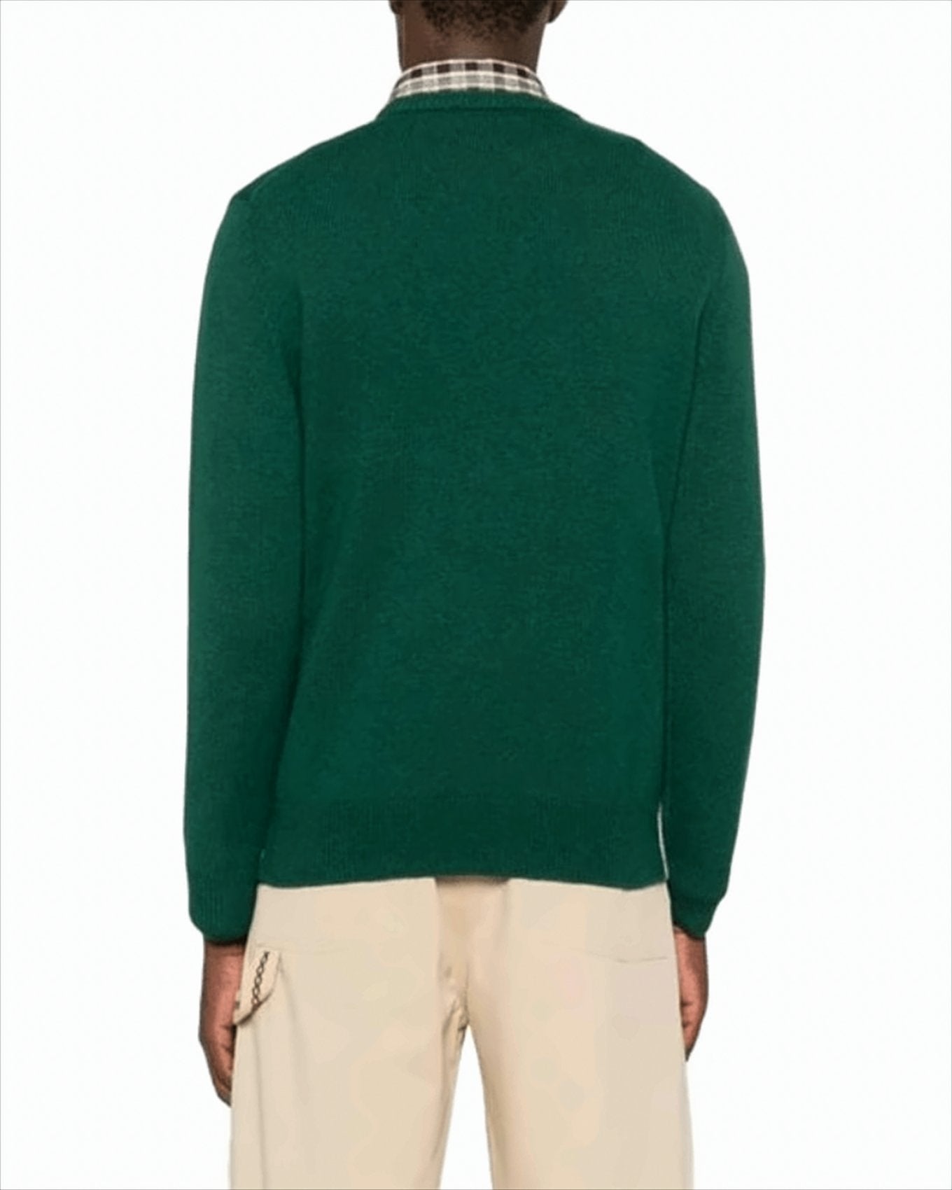 Crew Neck Wool-Cashmere Blend Sweatshirt