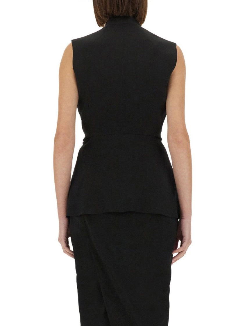 Structured Sleeveless Jacket