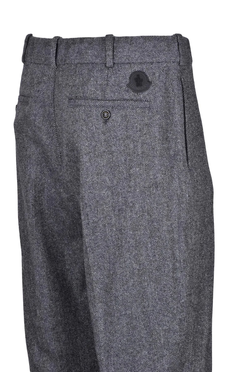 Virgin Wool Pants - Grey