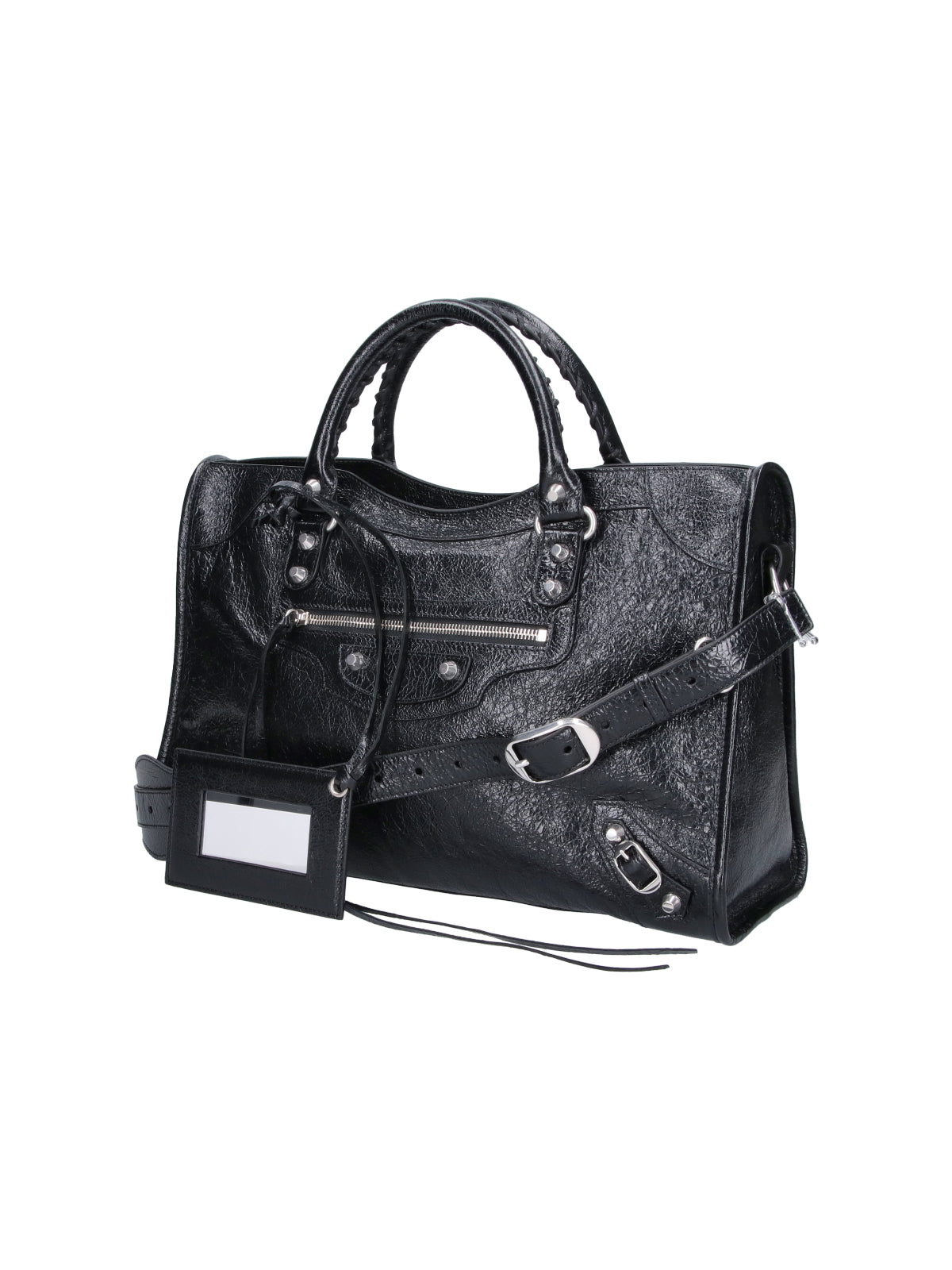 Black Medium Le City Lamb Bag