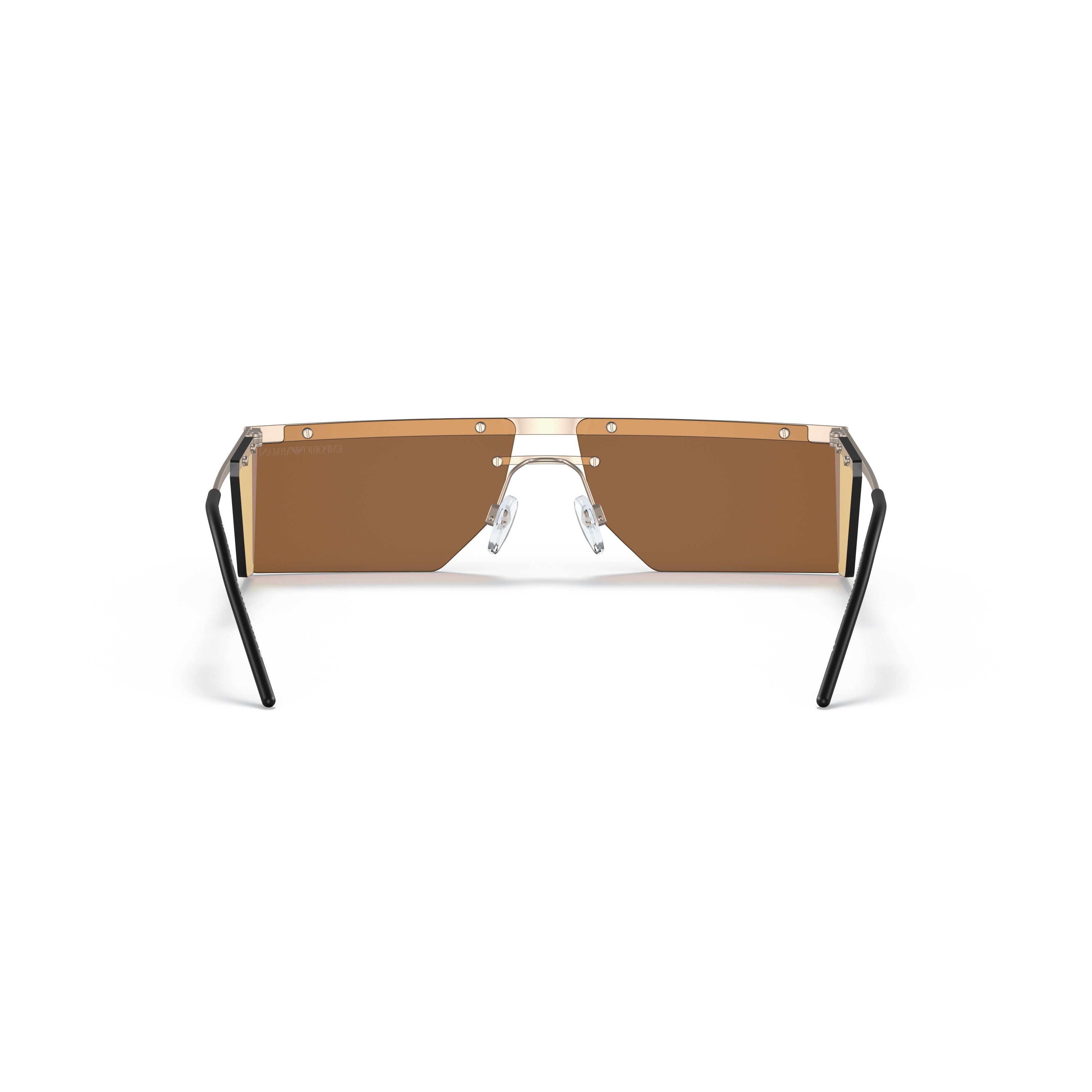 2123 Sole Geometric Metal Sunglasses with Gradient Lenses