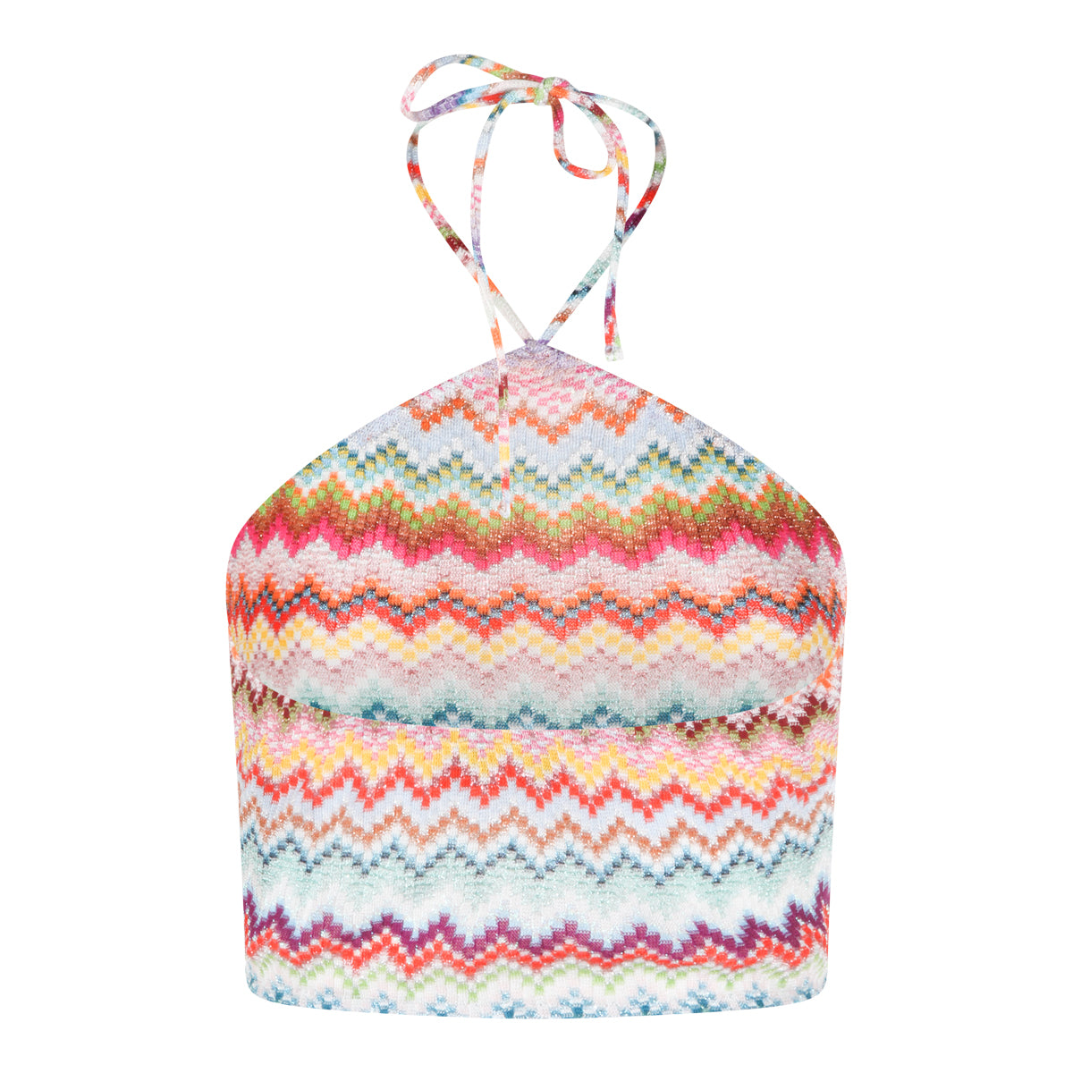 Zigzag Halter Neck Top