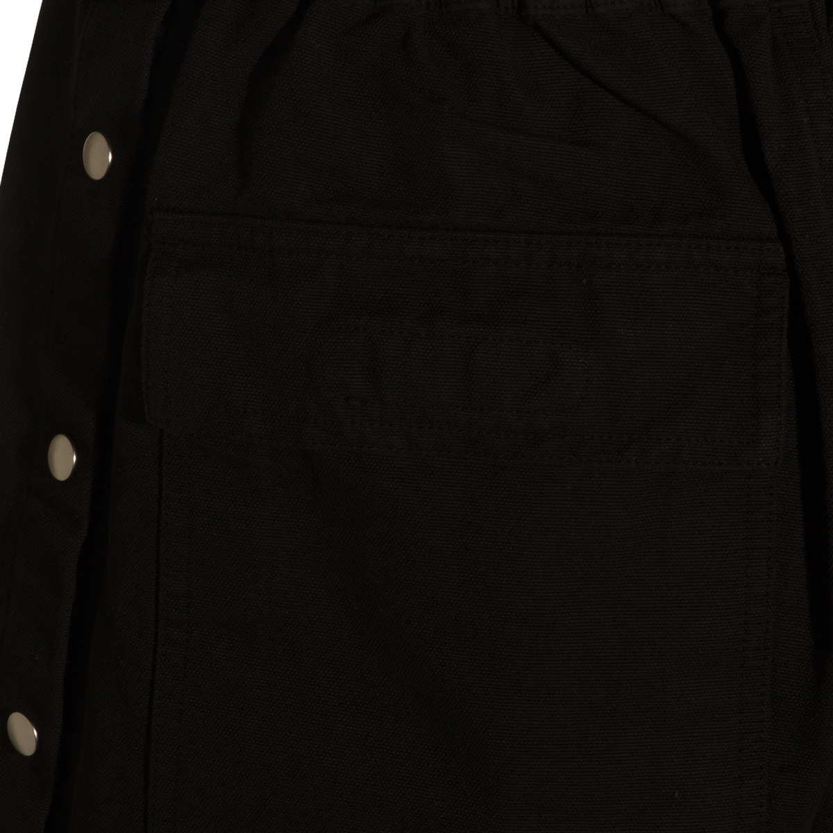 Relaxed-Fit Black Shorts With Beige Drawstrings