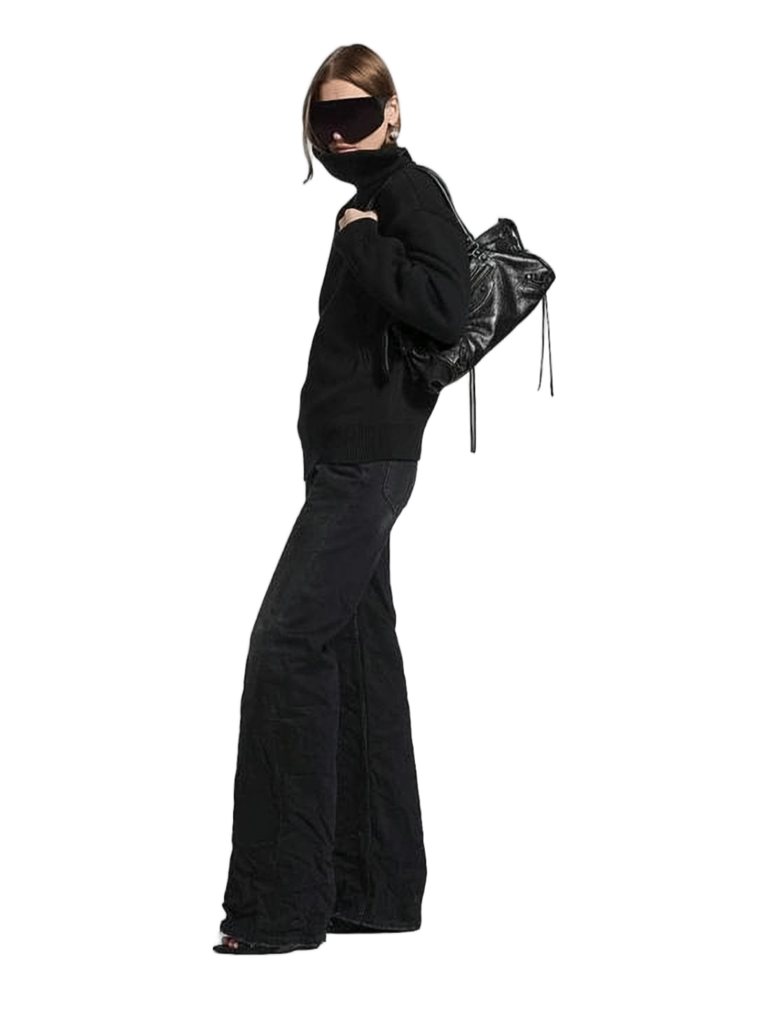 Textured Lambskin Leather Tote Bag