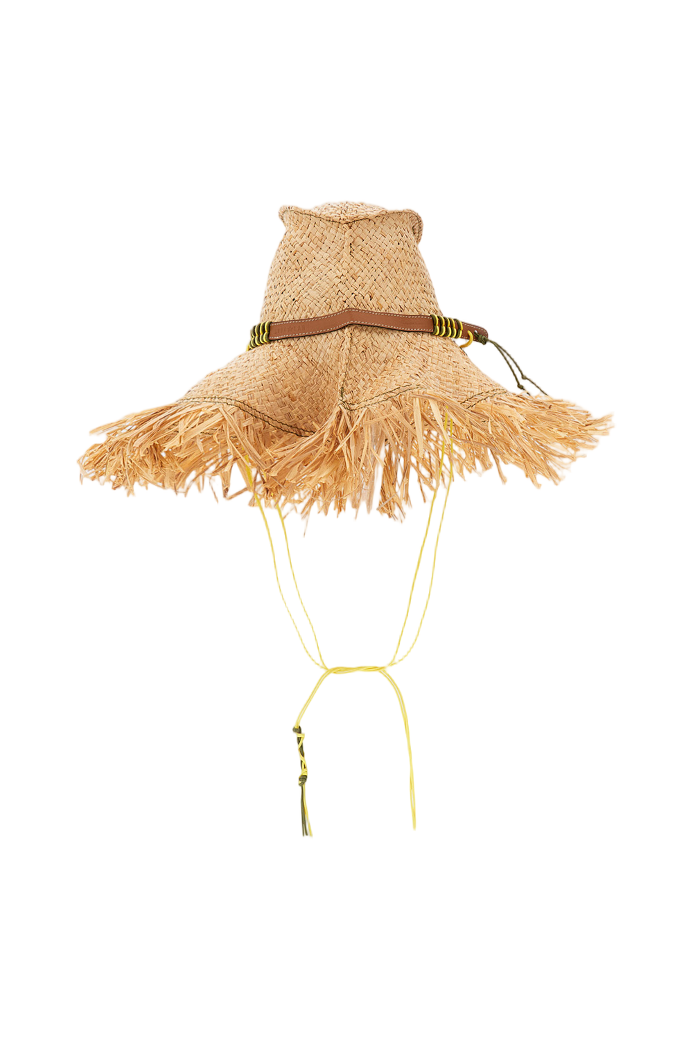 Beige Raffia Hat
