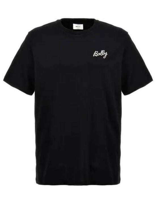 Short-Sleeve Crew Neck T-Shirt with Minimalist Logo