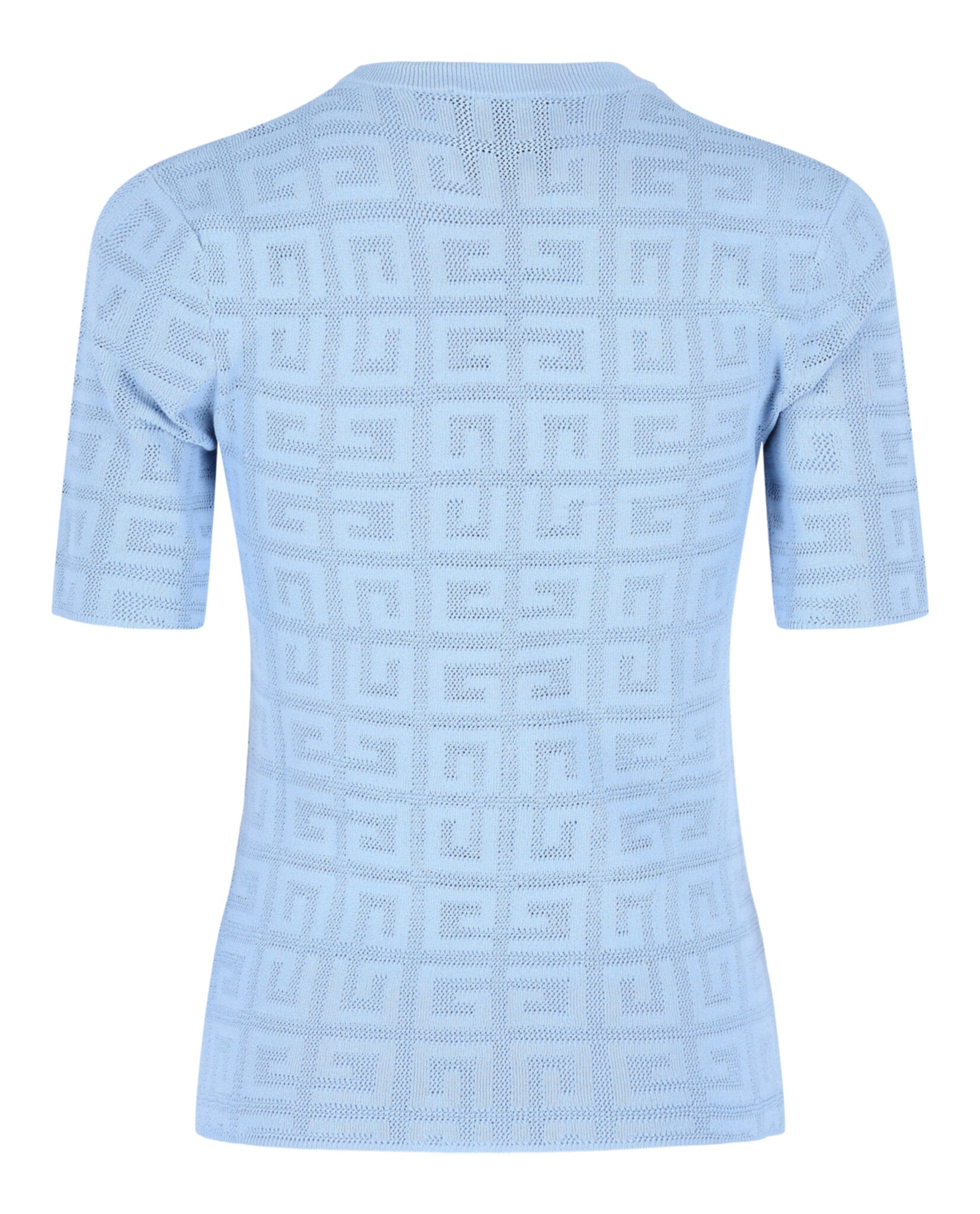 4g Monogram Short-Sleeve Knit Top