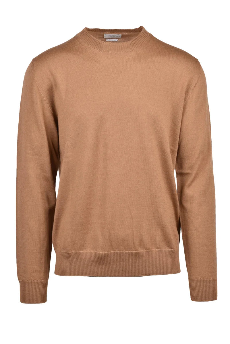 Wool Crewneck Pullover - Brown
