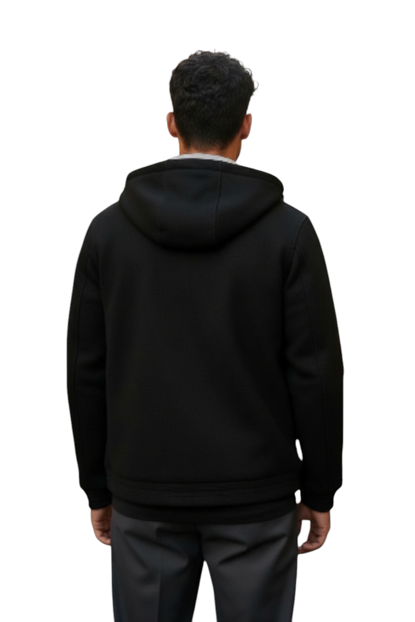 Convertible Jacket With Removable Hood