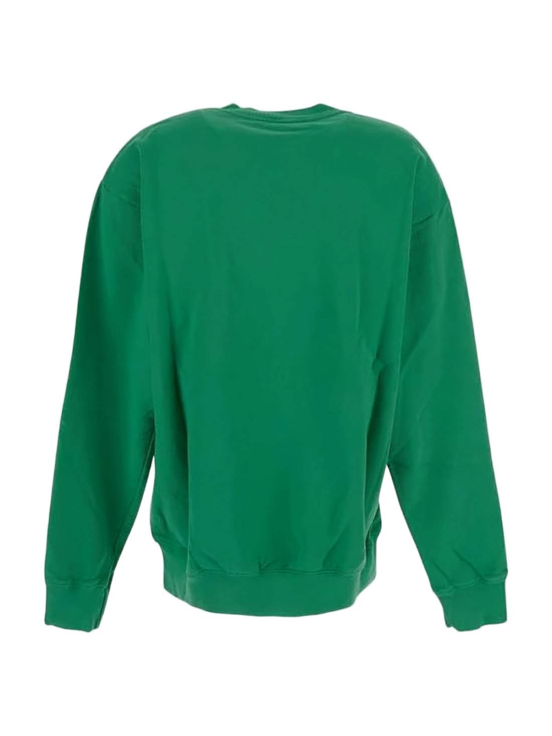 Long-Sleeve Cotton Sweatshirt With Bold Wellness Print