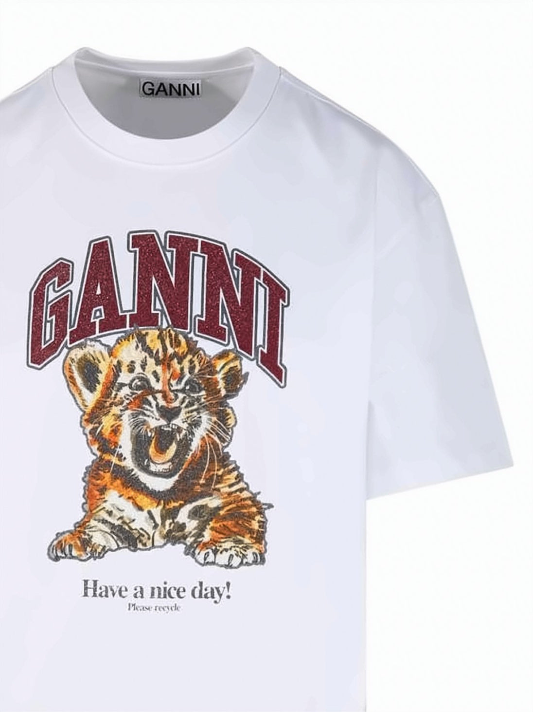White Cotton Jersey T-Shirt