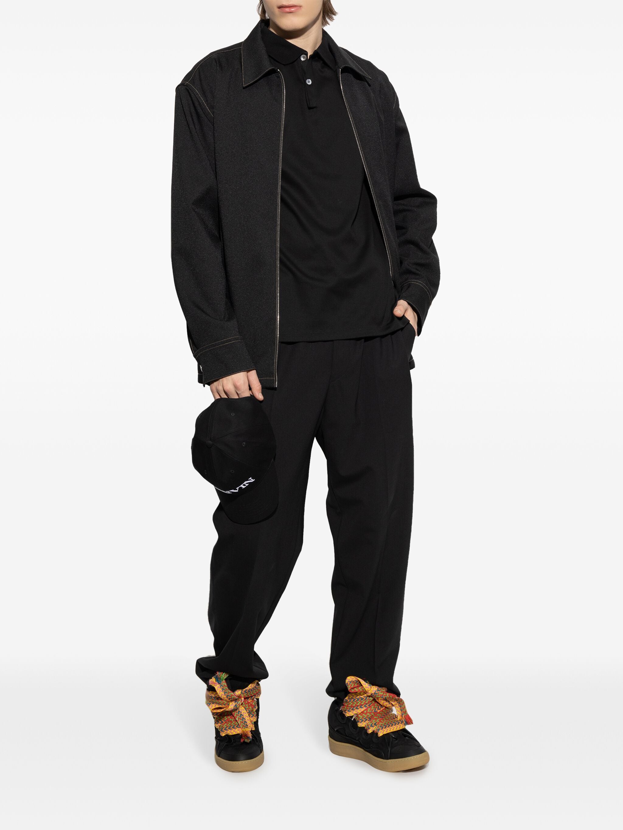 Black Polo Classique Tailored Cotton Polo