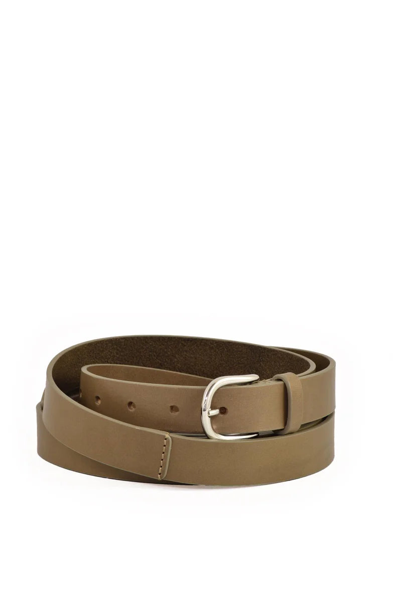 Leather Belt - Bronze