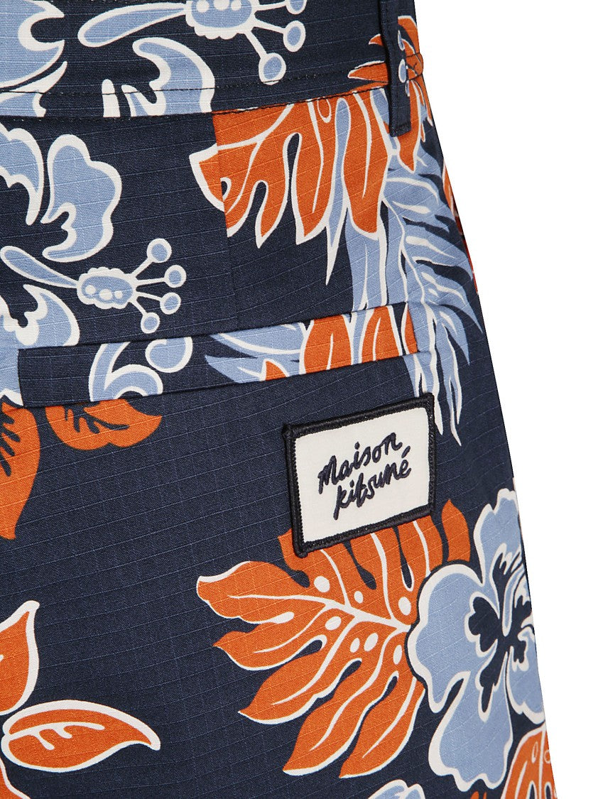 Casual Tropical Floral Shorts
