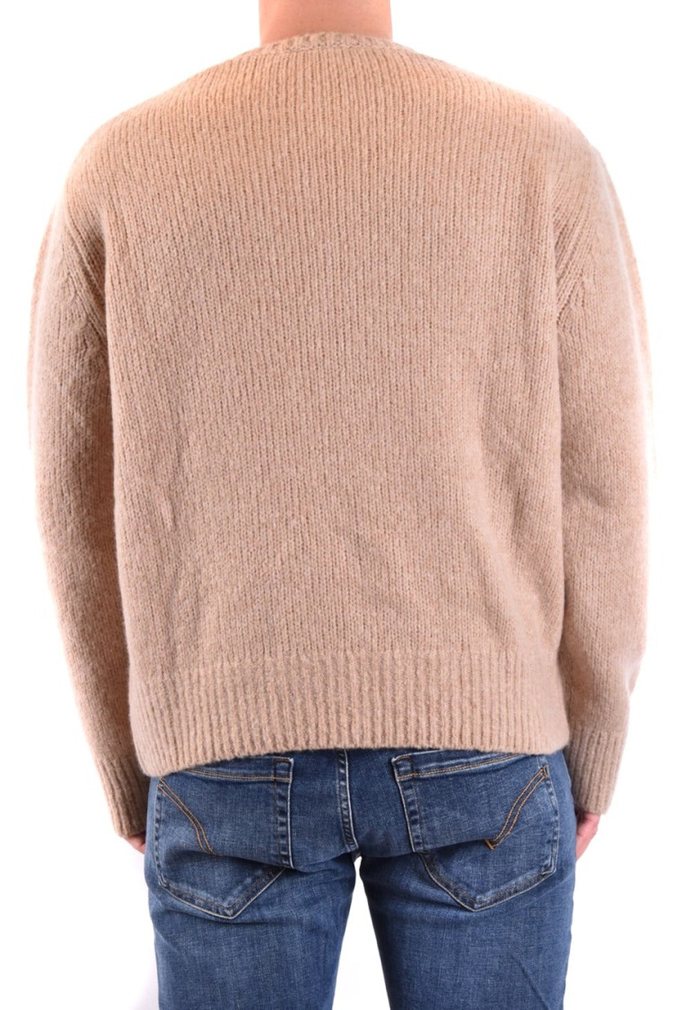 Beige Cashmere Blend Sweater