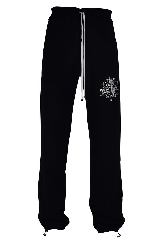 Amiri Black Cotton Jogging Pants