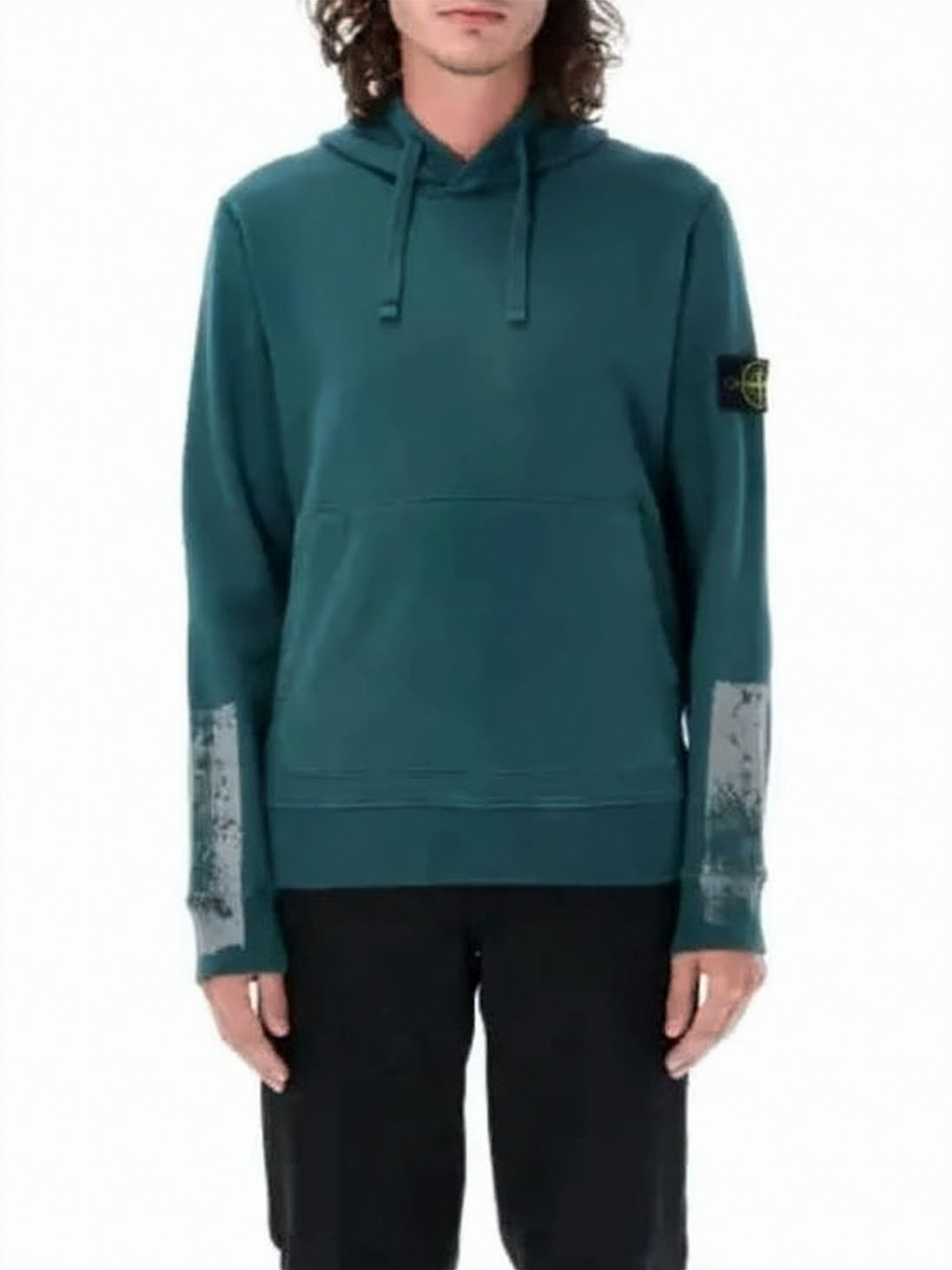 Deep Green Hoodie with Adjustable Drawstring