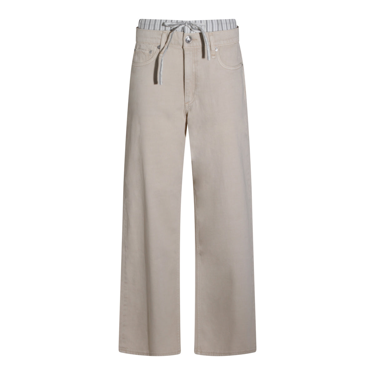 Wide-Leg High Waist Jeans