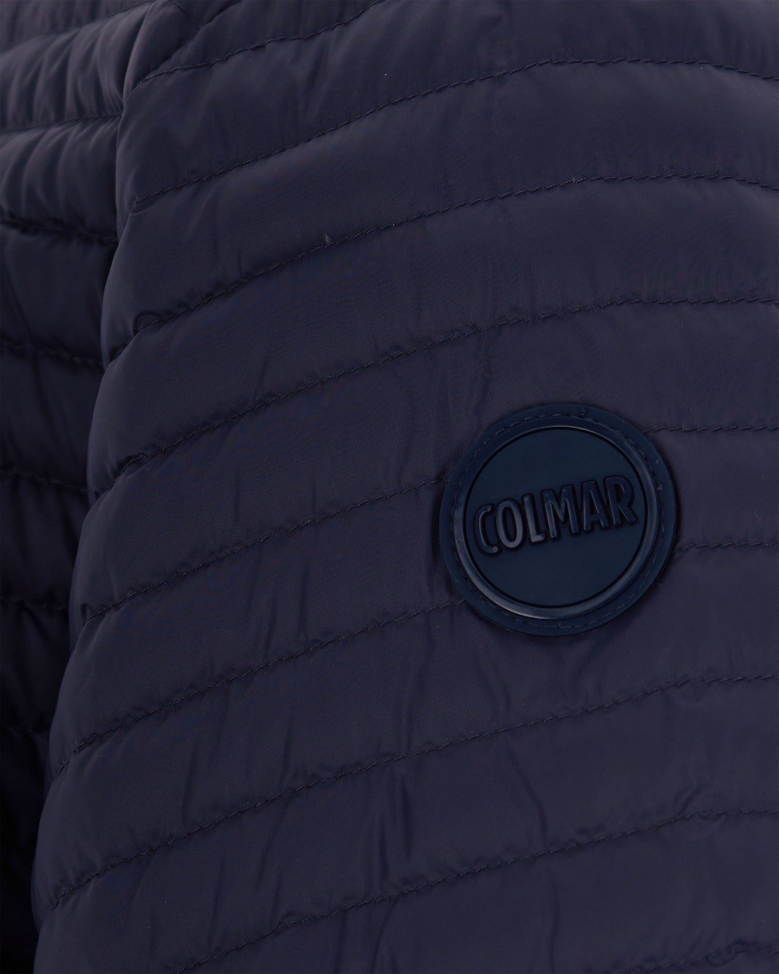 Navy Blue Quilted Jacket