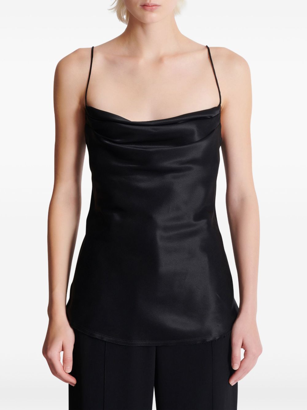 Satin-Finish Black Top