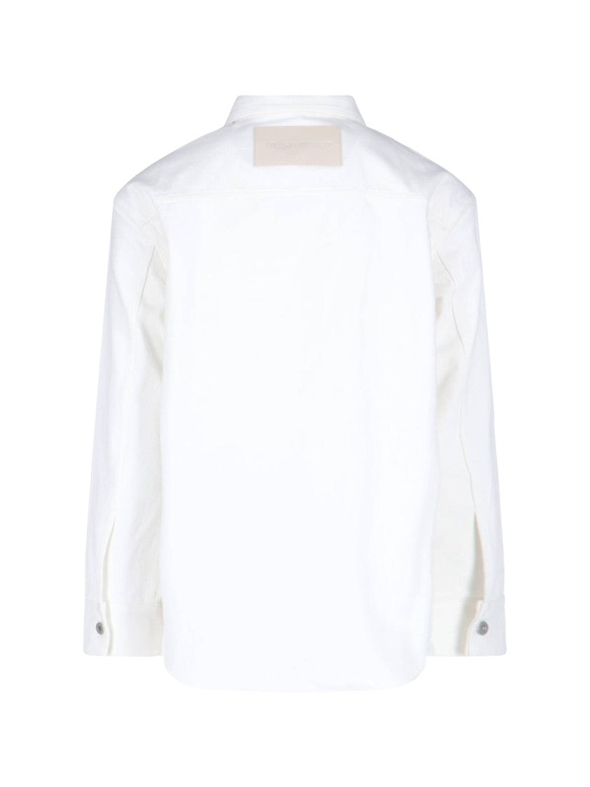 Denim Overshirt – White