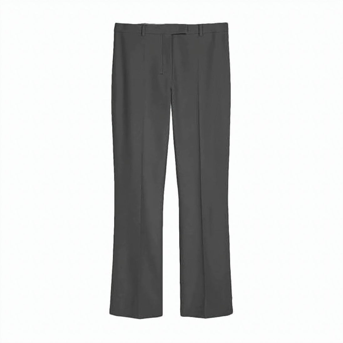 Tailored Grey Suit Pants With Straight-Leg Silhouette