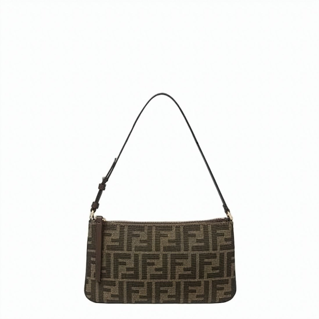 Compact Monogram Pattern Fendi Pouch