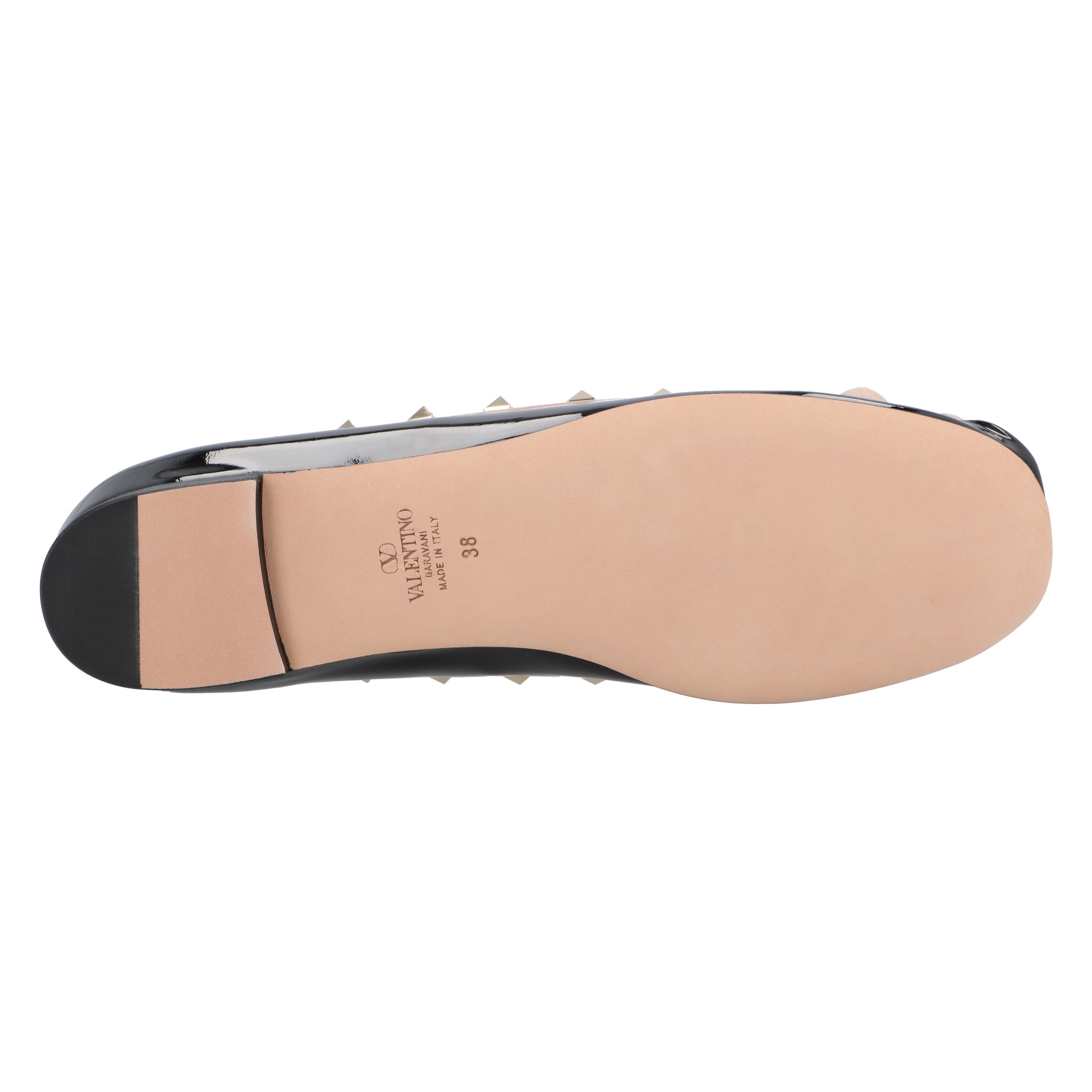 Rockstud Ballerina Shoes Black