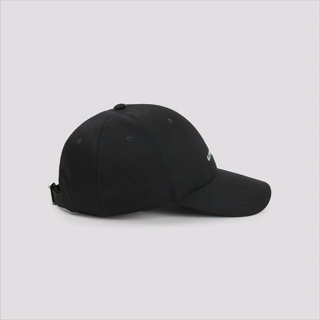 Embroidered Logo Black Baseball Cap