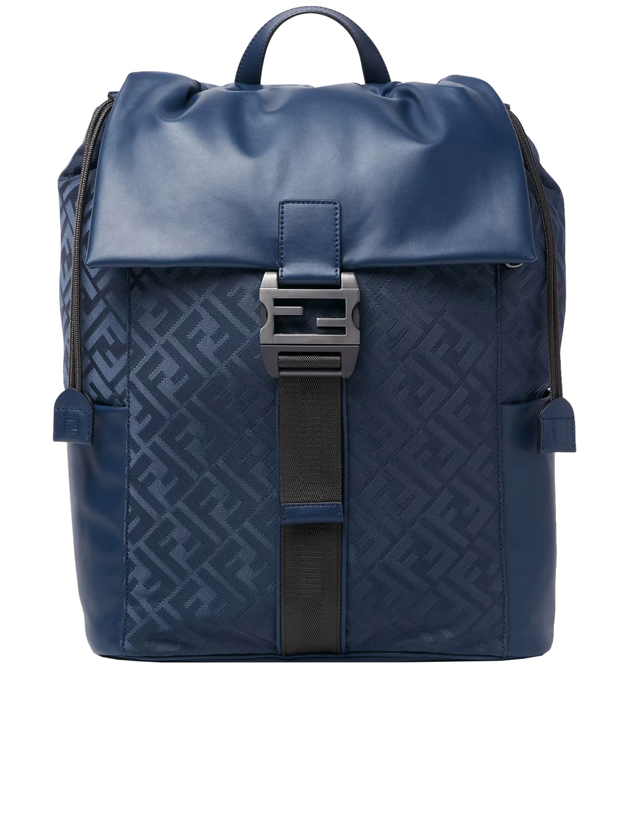 Baguette Grace Monogrammed Nylon Flap Backpack