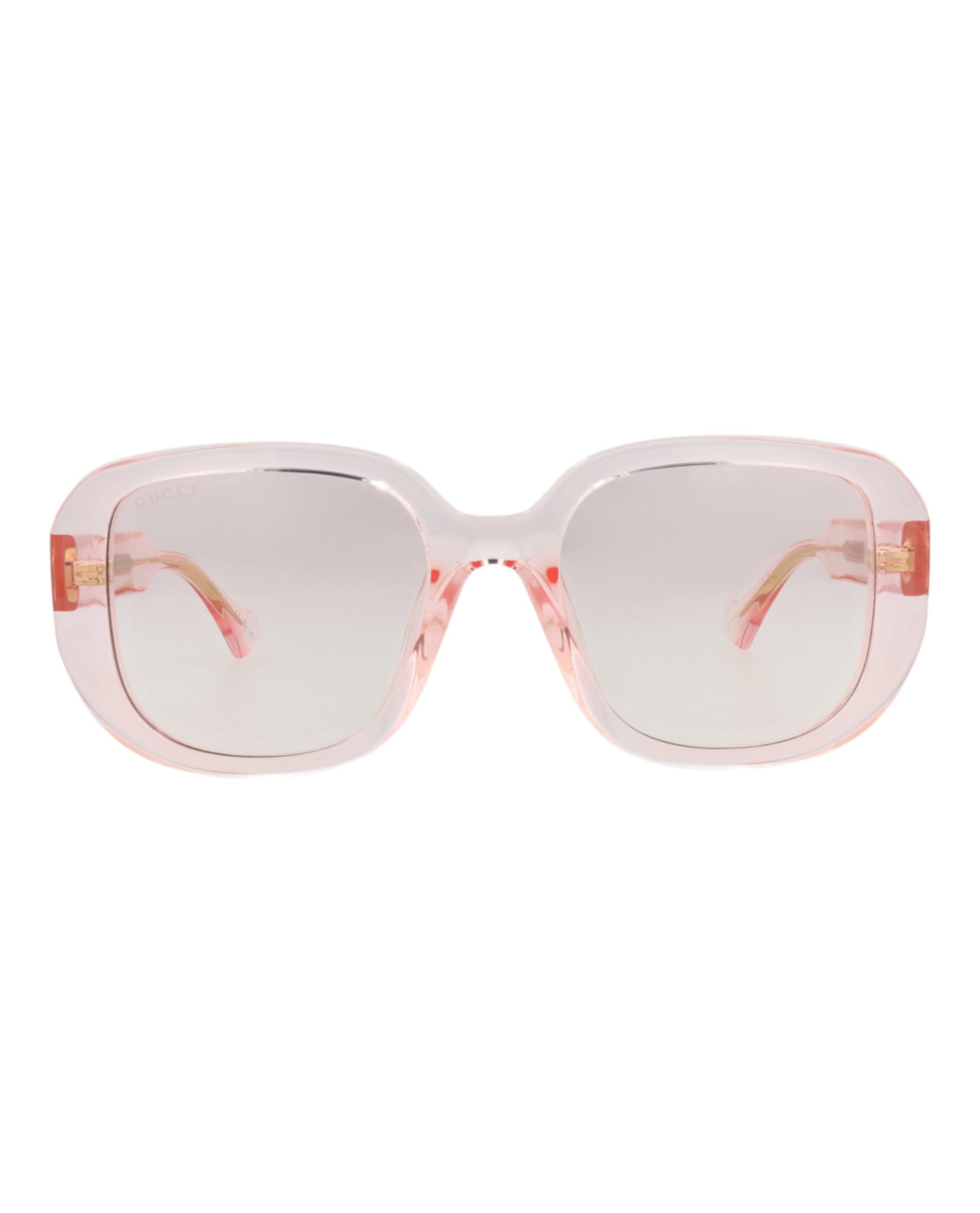 Square-Frame Injection Sunglasses