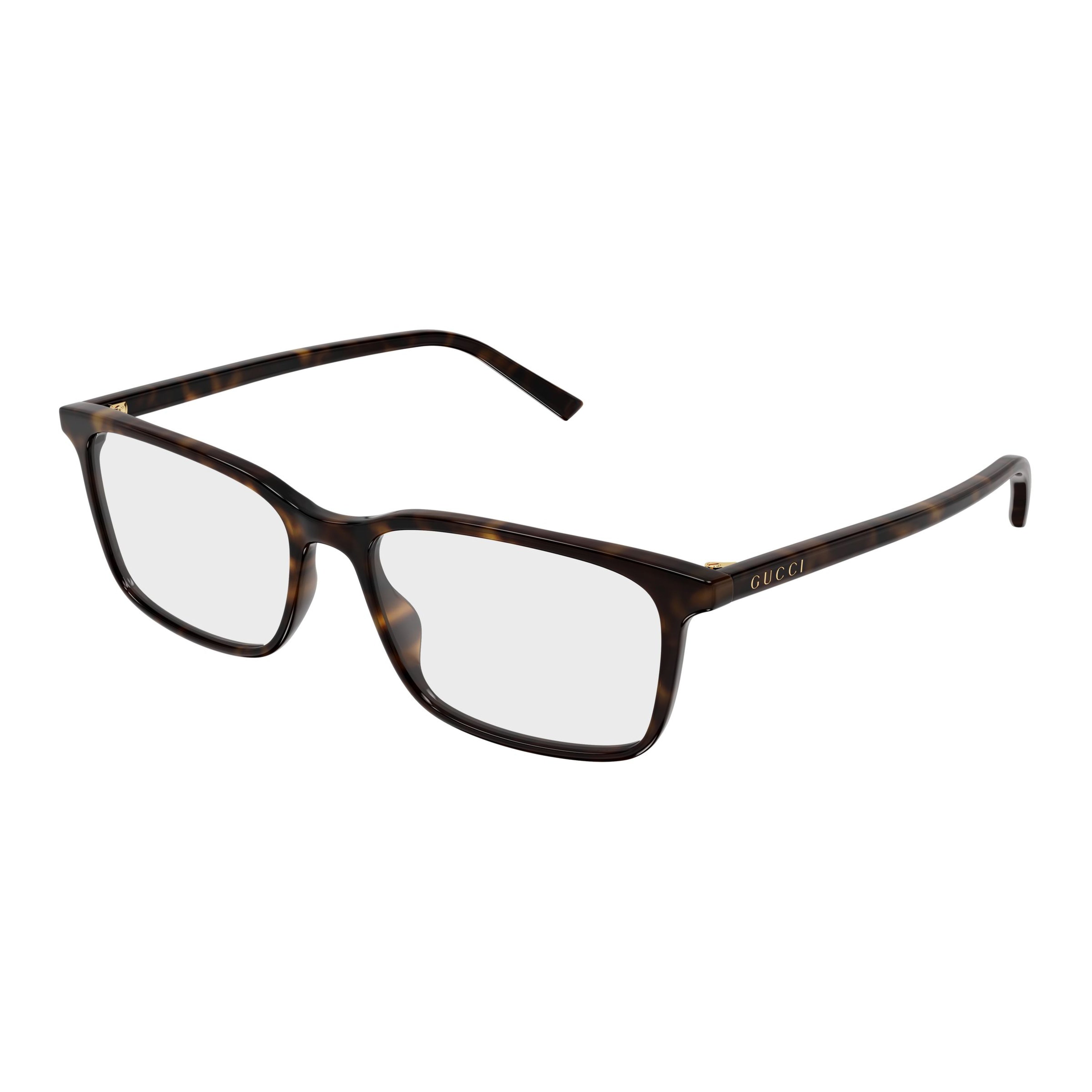 Gg1997o Rectangular Tortoiseshell Frame Eyeglasses